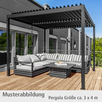 Bioklimatische Pergola, Pavillon 3 x 4 m