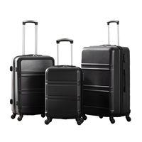 Kofferset 3-teilig Schwarz 