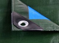 Ultrastarke Abdeckplane mit Randverstärkung 3 x 3 m