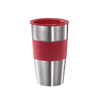 Mini-Kaffeemaschine mit 2 Bechern - Rot