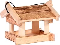 Vogelfutterhaus geflammt