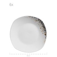 Serie Vanesa, Tellerset 18 teilig für 6 Personen