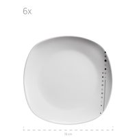 Serie Fadilla, Tellerset 18 teilig für 6 Personen