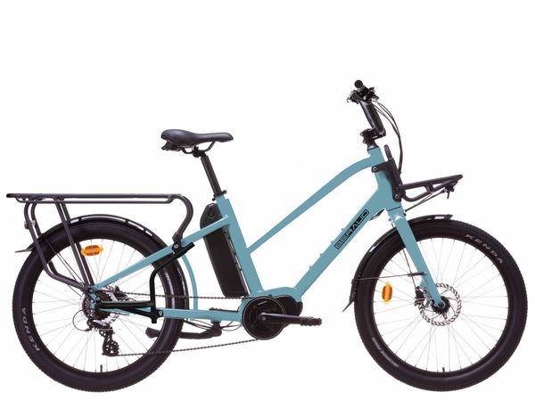 Beraud, Longtail, Mittelmotor, E-Bike, 7sp, 13Ah, blau