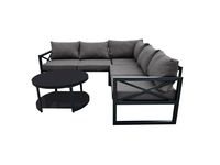 Happy Home Ecklounge Set HGS63-DGR dunkelgrau