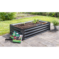 Gartenbeet aus Metall - Anthrazit