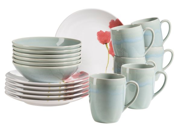 Serie Ossia, Frühstückservice 18 teilig für 6 Personen