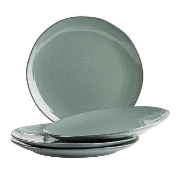 Serie Nottingham, Speiseteller-Set für 4 Personen