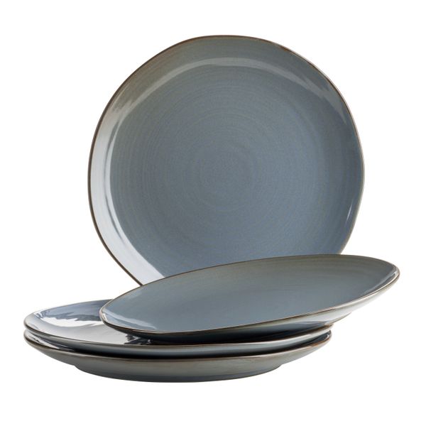Serie Nottingham, Speiseteller-Set für 4 Personen