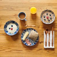 Serie Iberico Blue, Tellerset 12 teilig für 4 Personen