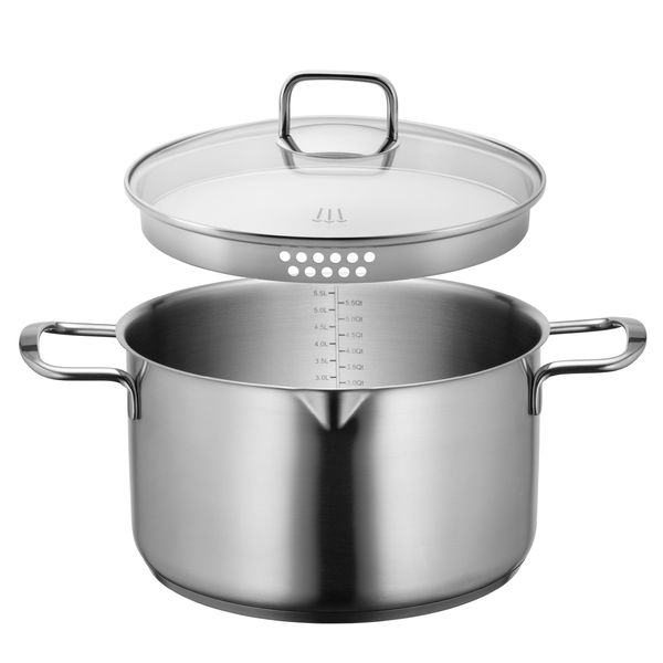 Serie Sanvito, Kochtopf 24 cm mit Deckel