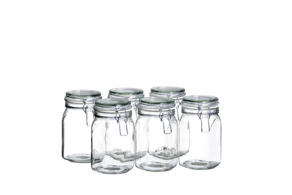 Serie Gothika, Einmachglas 1450 ml, 6er Set
