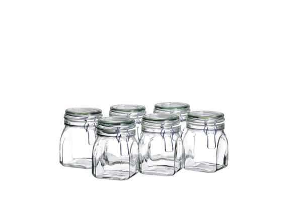 Serie Gothika, Einmachglas 750 ml, 6er Set
