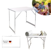 3-teilige Mehrzwecktische für Flohmarkt und Arbeit, höhenverstellbar