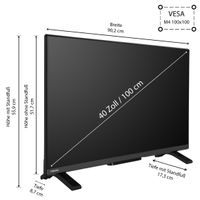 40LV2E63DAZ 40 Zoll Fernseher / VIDAA Smart TV (Full HD, HDR, Triple-Tuner)