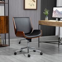 Bürostuhl mit Wippfunktion, Ergonomischer Computerstuhl, Drehstuhl