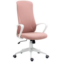 Bürostuhl mit Wippfunktion, Ergonomisch Computerstuhl für Arbeitszimmer
