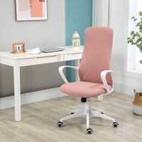 Bürostuhl mit Wippfunktion, Ergonomisch Computerstuhl für Arbeitszimmer