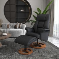 Relaxsessel mit Hocker, Fernsehsessel, TV Sessel mit Liegefunktion