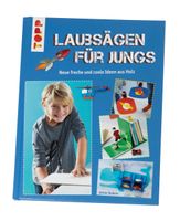 4 Laubsägeplatten aus Birkenholz mit Laubsägebuch