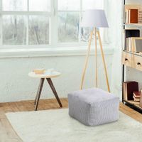 Sitzsack Hocker COZY - Hellgrau