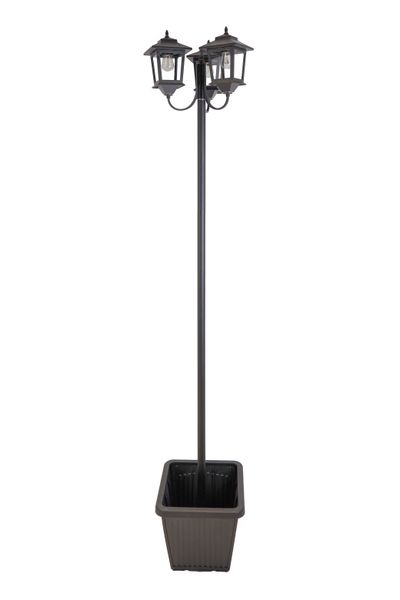 Solarlaterne mit 3 Lampen