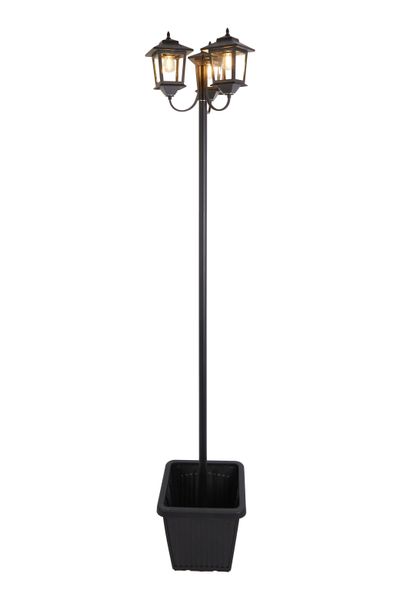 Solarlaterne mit 3 Lampen