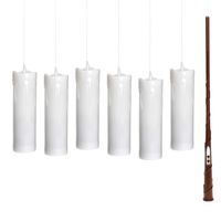 Schwebende LED-Stumpenkerze 6tlg.