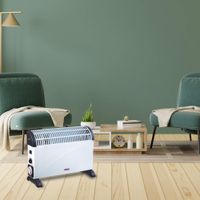Mobiler Konvektor mit 24-Stunden Timer, Zeitschaltuhr, Heizgerät