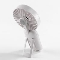 Mini Ventilator mit Spiegel, LED Licht und Akku