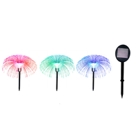 LED-Solar-Fiberglasstecker 3er Set