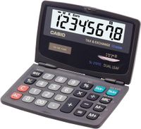 SL 210TE Taschenrechner - aufgeklappt so groß wie ein Tischrechner, mit extra großem Display und extra großer Tastatur