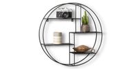 Lifa Living - Wandregal Ronda - in Metall - Ø 55 cm x 11 cm