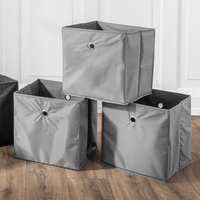 Aufbewahrungsbox 3er-Set - Hellgrau