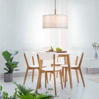 Pendelleuchte GREEN SOFIE, 1x E27/10,00 Watt, Ø44,5 cm, Weiss