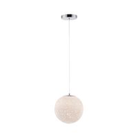 LED Pendelleuchte BOLO, Sternenhimmeloptik, IP20, Chrom