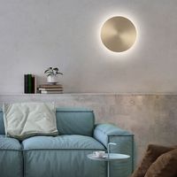 LED Wandleuchte AKKU PUNTUA, Akkubetrieb, Klettverschluss, messing matt