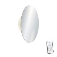 LED Wandleuchte AKKU PUNTUA, Akkubetrieb, Klettverschluss, Chrom