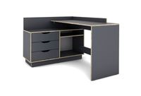 BELFAST Winkelschreibtisch BELFAST, B 129x H 83,5x T 105 cm