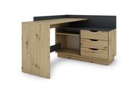 BELFAST Winkelschreibtisch BELFAST, B 129x H 83,5x T 105 cm