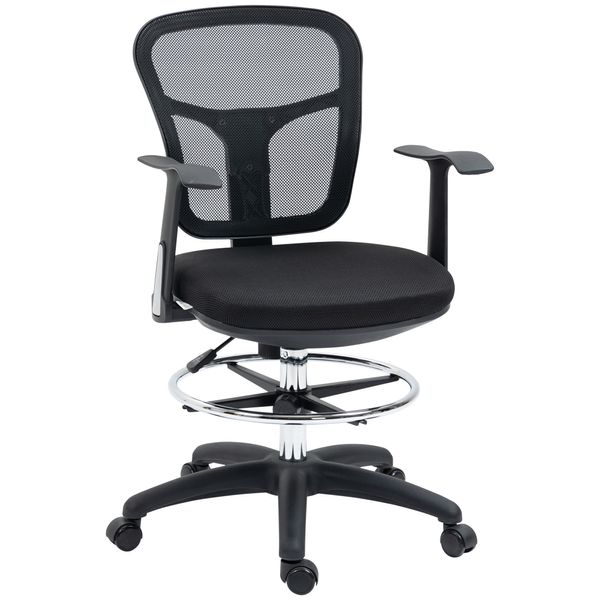 Bürostuhl, Ergonomischer Zeichenstuhl, Höhenverstellbarer Computerstuhl