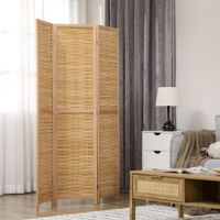 Paravent 3-teiliger Raumteiler 120x170 cm Trennwand Faltbarer Sichtschutz