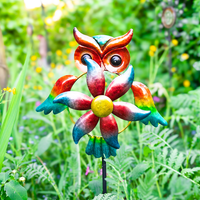 Metall-Gartenstecker mit Windspiel