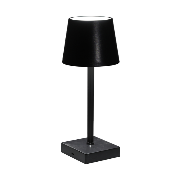 Akku-LED-Tischleuchte - Schwarz