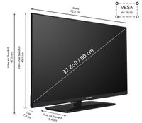 XH32N750M 32 Zoll Fernseher (HD Ready, Triple-Tuner) schwarz