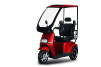 R5 Elektro-Dreiradroller 25 km/h - rot - mit Dach