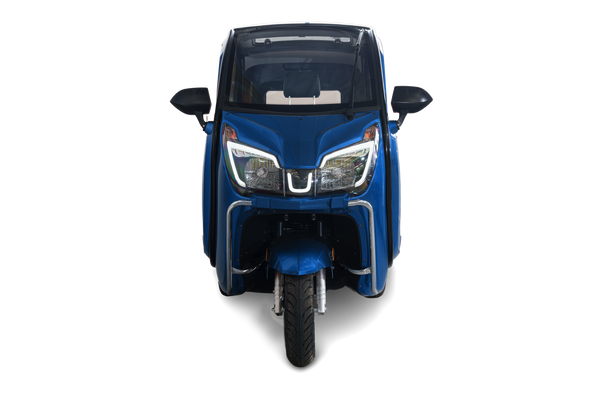 Y8 Kabinenroller - 2 kW, Blei-Gel-Akku, 25 o. 45 km/h, dunkelblaumetallic