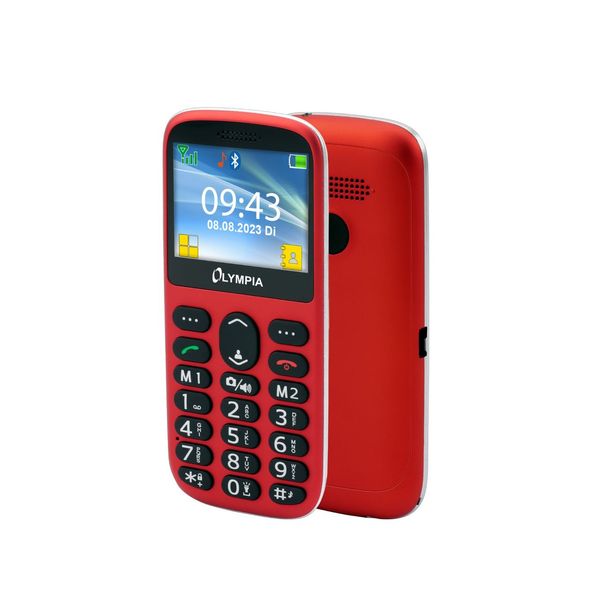 Mobiltelefon OLYMPIA Sun 2G rot