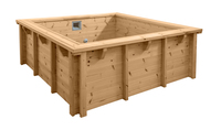 Interline Holzpool "Java" 2,10 x 2,10 m/  0,78 m Rechteck