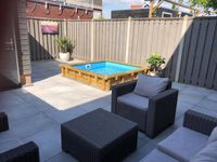 Interline Holzpool "Java" 2,10 x 2,10 m/  0,78 m Rechteck
